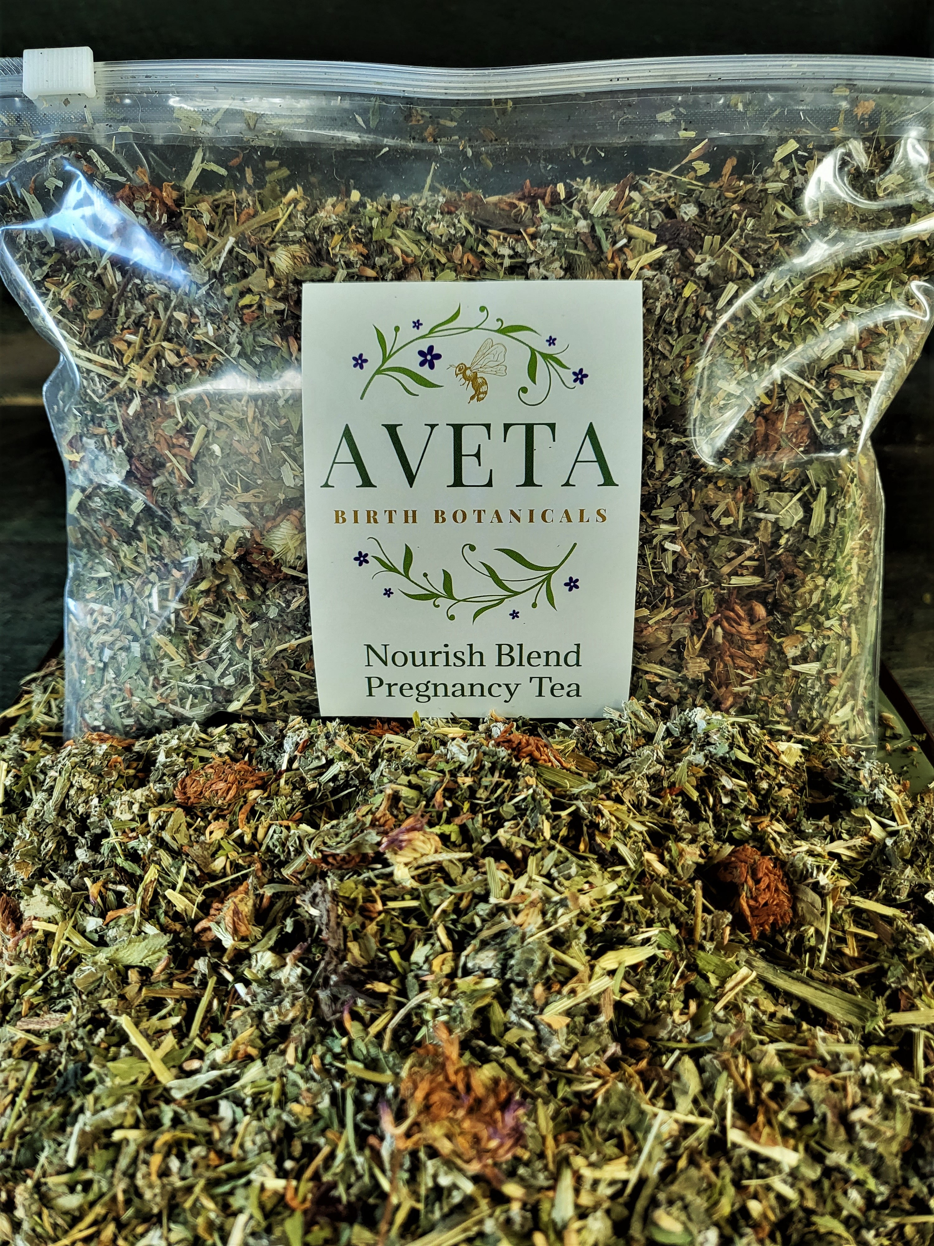 Nourish Blend Pregnancy Tea – Aveta Birth Botanicals